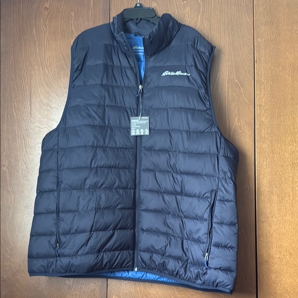 Eddie Bauer NWT Men’s Altitude Navy Lightweight Puffer Vest XXL Ret $80 - Picture 1 of 8